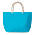 Sac de plage avec cordon Turquoise