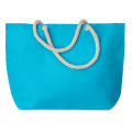 Sac de plage avec cordon Turquoise