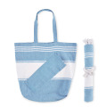 Sac de plage avec serviette Turquoise