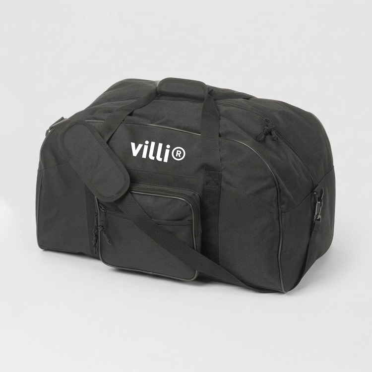 Sac de sport avec poche avant Noir