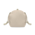Sac de sport coton recycl&eacute; Beige