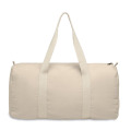 Sac de sport coton recycl&eacute; Beige