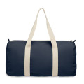 Sac de sport coton recycl&eacute; Bleu Marine
