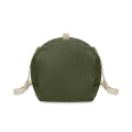 Sac de sport coton recycl&eacute; Vert Arm&eacute;e Vert