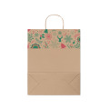 Sac en papier cadeau grand Beige