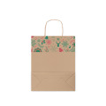 Sac en papier cadeau moyen Beige
