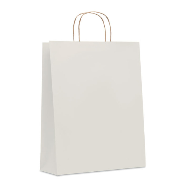 Sac en papier grand format Blanc