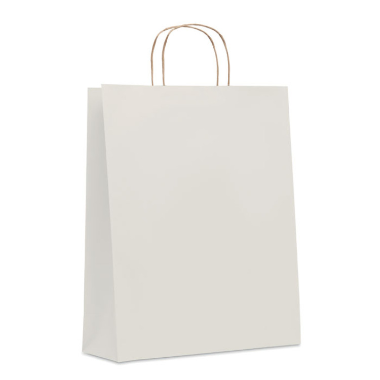 Sac en papier grand format Blanc