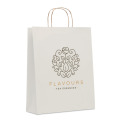 Sac en papier grand format Blanc