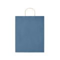 Sac en papier grand format Bleu