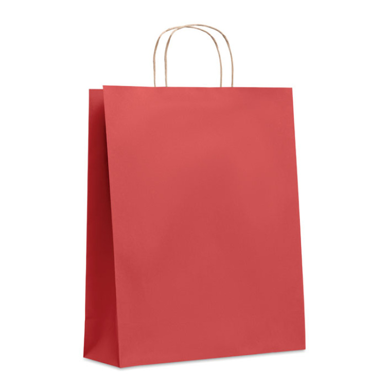 Sac en papier grand format Rouge
