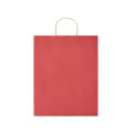 Sac en papier grand format Rouge