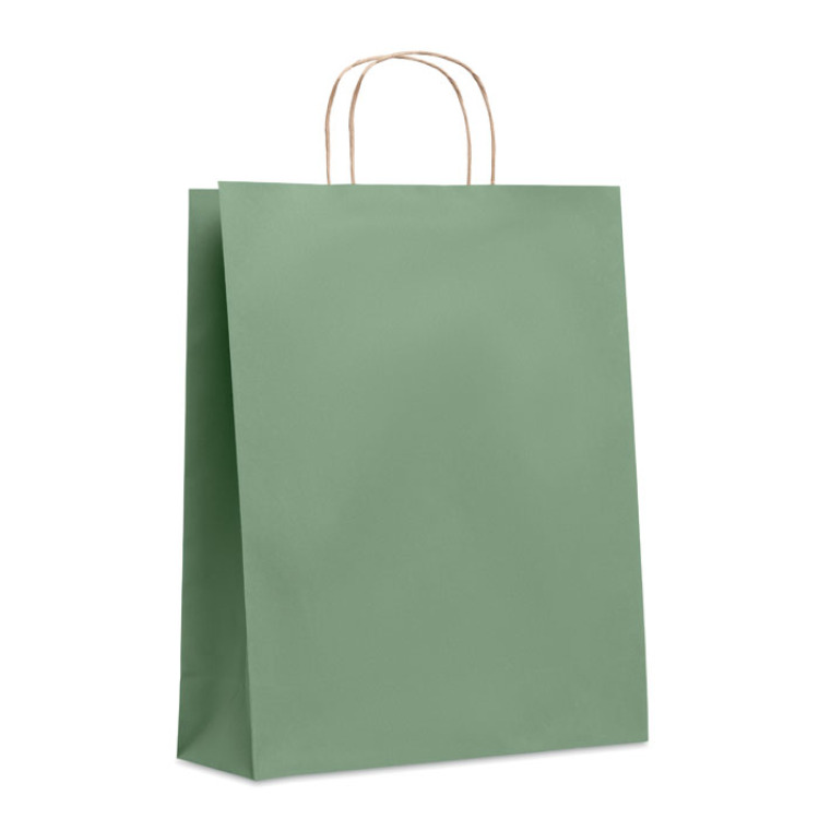 Sac en papier grand format Vert