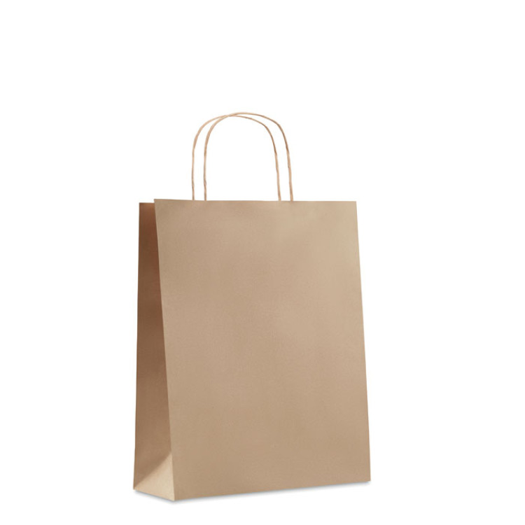 Sac en papier moyen format Beige