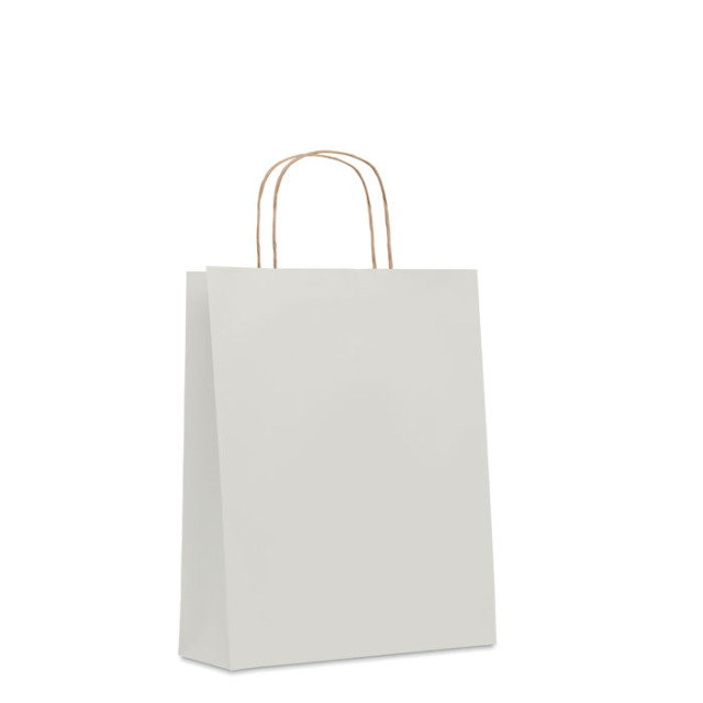 Sac en papier moyen format Blanc