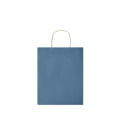 Sac en papier moyen format Bleu