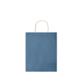 Sac en papier moyen format Bleu