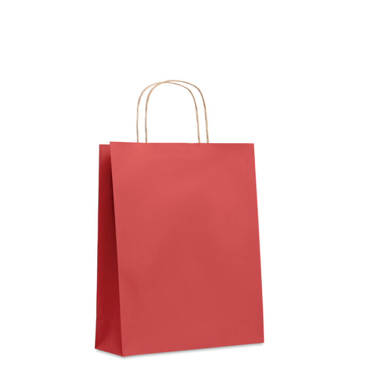 Sac en papier moyen format Rouge