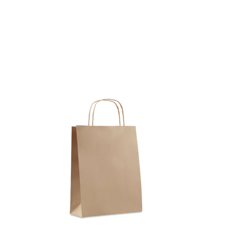 Sac en papier petit format Beige