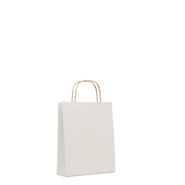 Sac en papier petit format Blanc