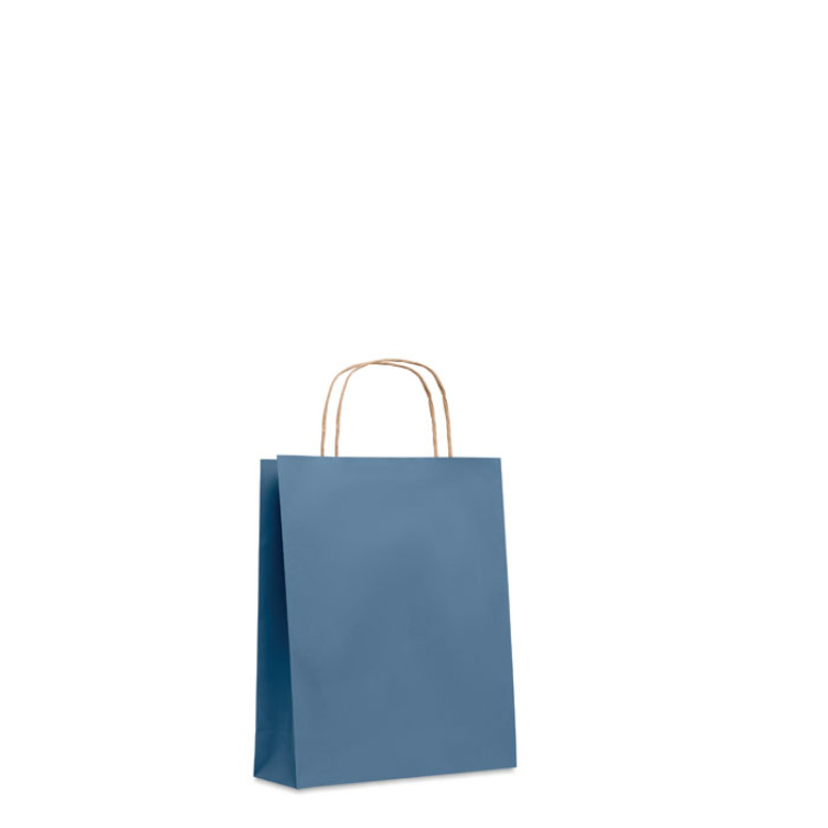 Sac en papier petit format Bleu