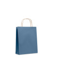 Sac en papier petit format Bleu