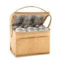 Sac isotherme 6 canettes Beige