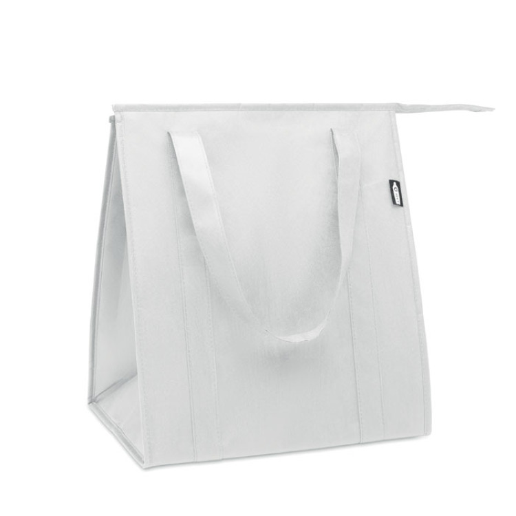 Sac isotherme non tiss&eacute; RPET Blanc