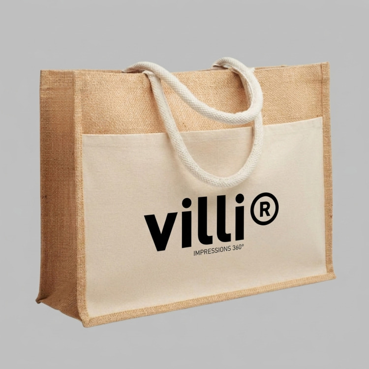 Sac shopping Beige | Jute 280 g/m&sup2;
