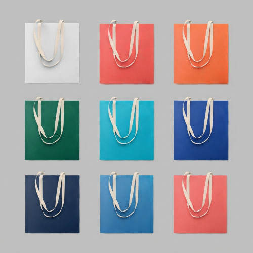 Sac shopping couleur  Coton 140 gm