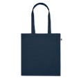 Sac shopping en coton bio Bleu Marine