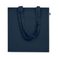 Sac shopping en coton bio Bleu Marine