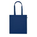 Sac shopping en coton bio Bleu
