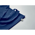 Sac shopping en coton bio Bleu