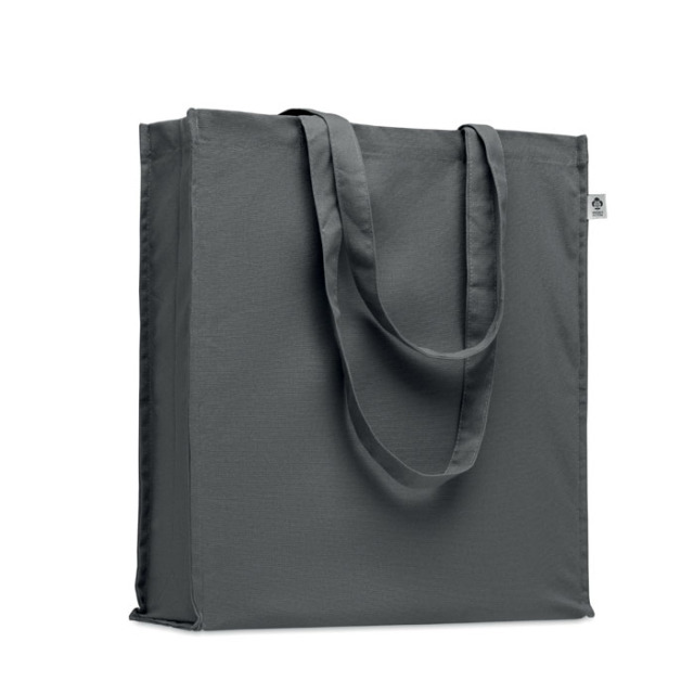 Sac shopping en coton bio Gris Pierre