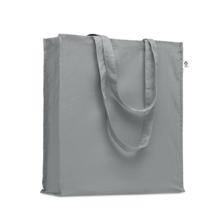 Sac shopping en coton bio Gris
