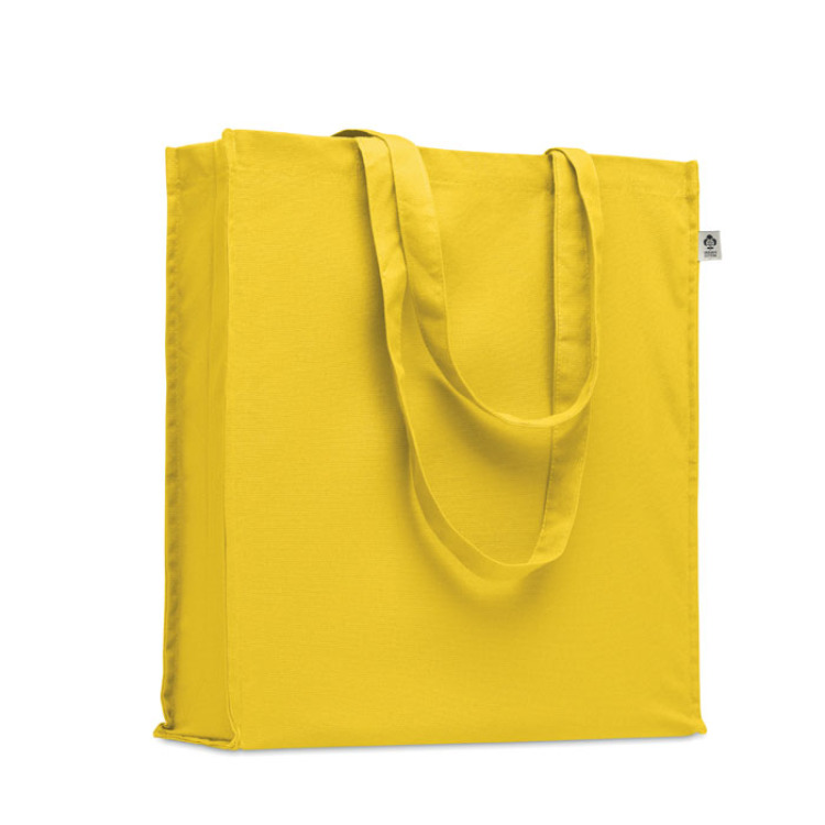 Sac shopping en coton bio Jaune