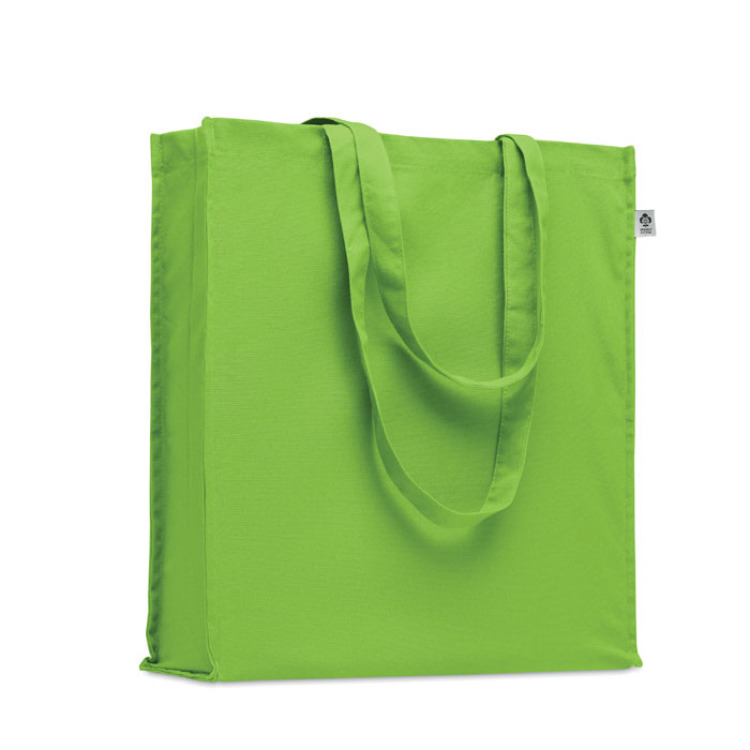 Sac shopping en coton bio Lime
