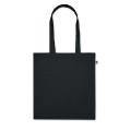 Sac shopping en coton bio Noir