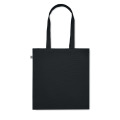 Sac shopping en coton bio Noir