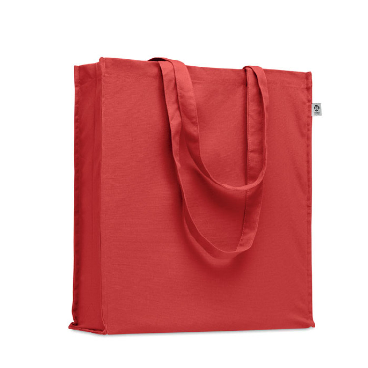 Sac shopping en coton bio Rouge