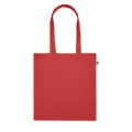 Sac shopping en coton bio Rouge