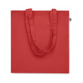 Sac shopping en coton bio Rouge