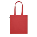 Sac shopping en coton bio Rouge
