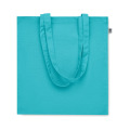Sac shopping en coton bio Turquoise