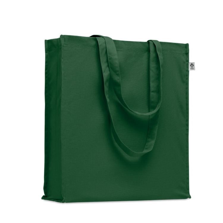 Sac shopping en coton bio Vert Fonc&eacute;