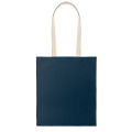 Sac shopping en coton Bleu Marine