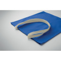 Sac shopping en coton Bleu Royal
