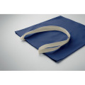 Sac shopping en coton Bleu
