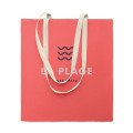 Sac shopping en coton Fuchsia